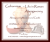 Poster advertising 'Life in Roman Abergavenny' display